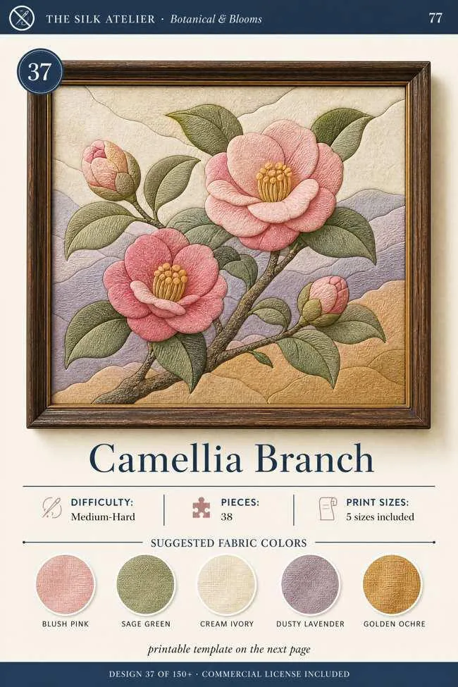 Camellia Branch — finished piece