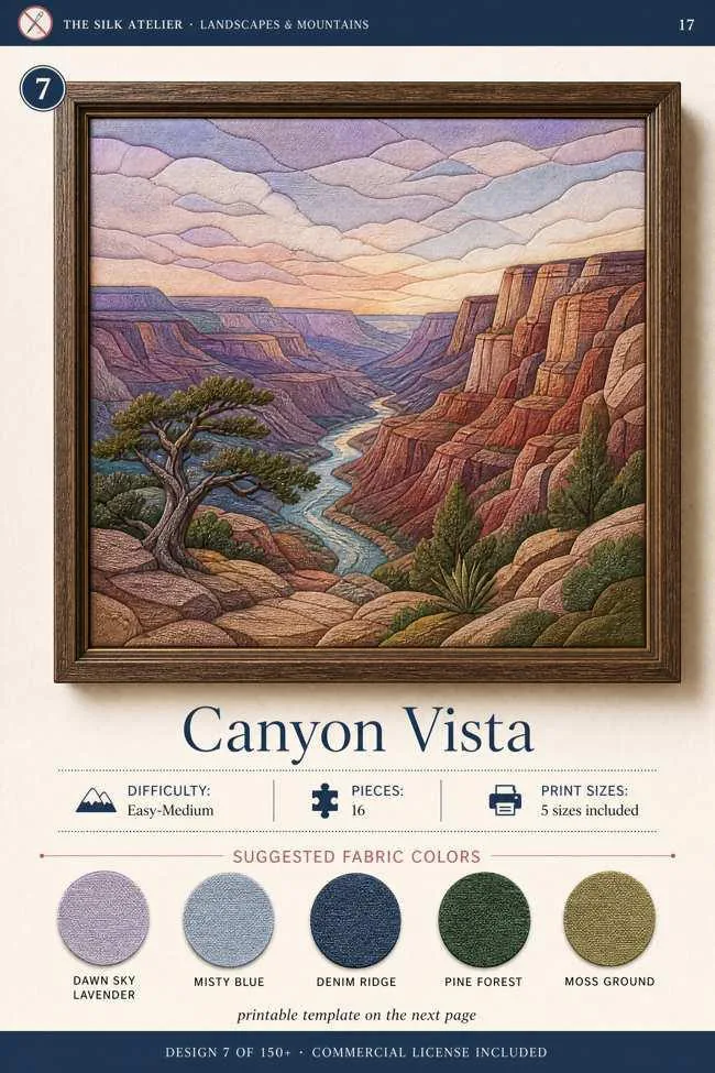 Canyon Vista — finished piece